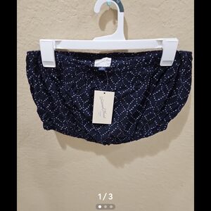 Universal Thread Goods Co. navy blue geometric pattern tube top size medium nwt